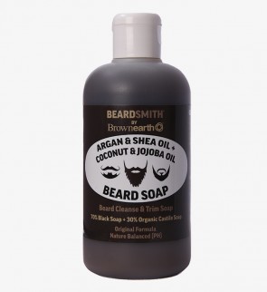 ARGAN & SHEA BUTTER+ COCONUT & JOJOBA OIL,  BEARD SOAP, Beard Cleanse & Shampoo, Trim Soap.